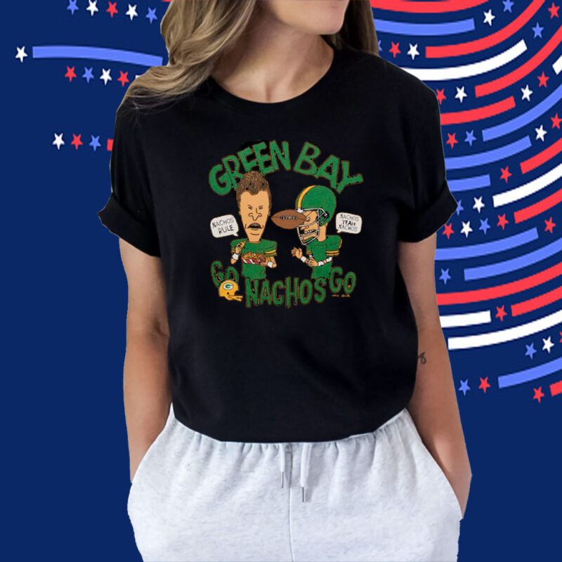 Beavis And Butthead X Green Bay Packers Nachos TShirt