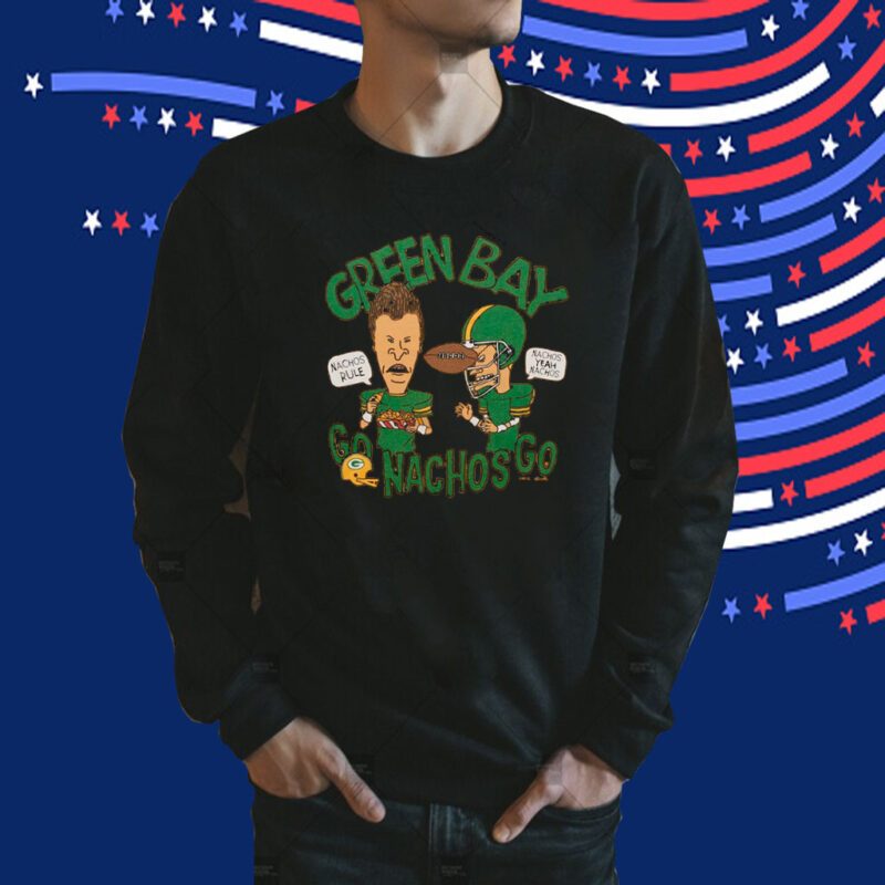 Beavis And Butthead X Green Bay Packers Nachos TShirt