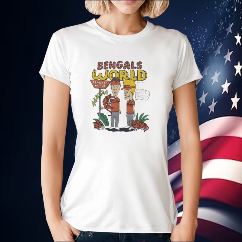 Beavis And Butthead X Cincinnati Bengals World 2023 Shirt