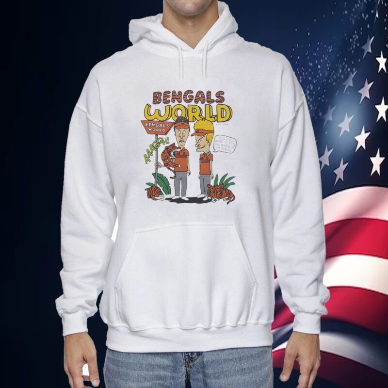 Beavis And Butthead X Cincinnati Bengals World 2023 Shirt