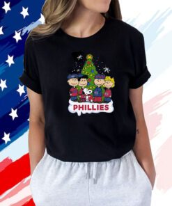 Philadelphia Phillies Snoopy Peanuts Christmas Shirt