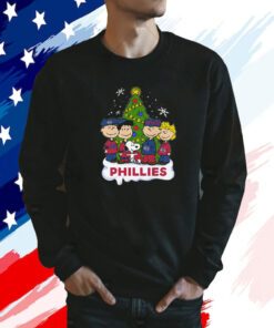 Philadelphia Phillies Snoopy Peanuts Christmas Shirt