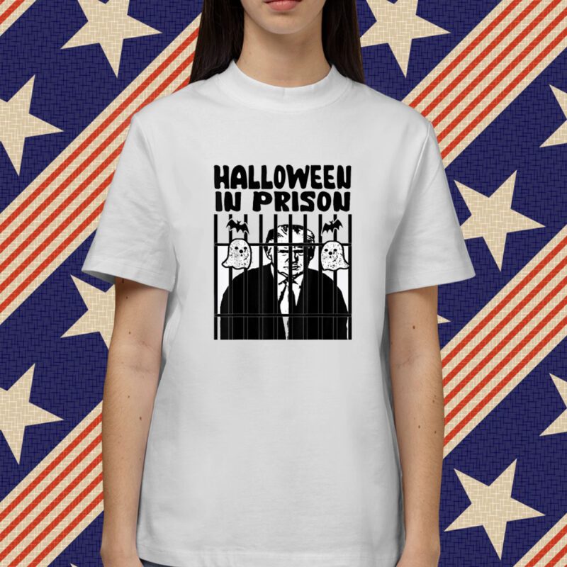 Halloween In Prison, Funny Usa Political T-Shirt