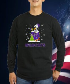 Kansas State Wildcats Snoopy Christmas Shirt Hoodie Sweater