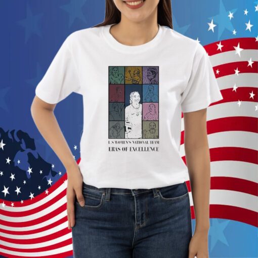 Us Women’s National Team Eras Of Excellence TShirt