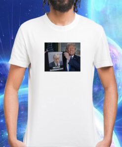 Shows Donald Trump Off Trump Mugshot Never Surrender Raglan Unisex Shirts