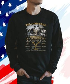 The Yellowstone Dutton Ranch 05th Anniversary 2018–2023 Thank You For The Memories Tee Shirt