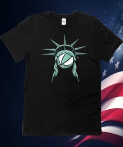 Ny Lady Liberty Basketball T-Shirt