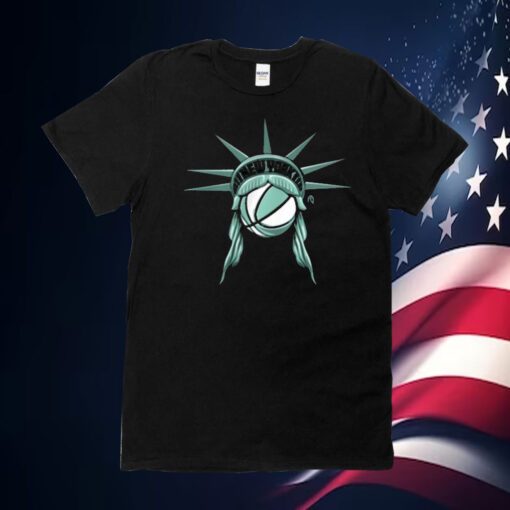 Ny Lady Liberty Basketball T-Shirt