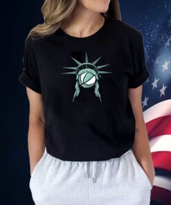 Ny Lady Liberty Basketball T-Shirt