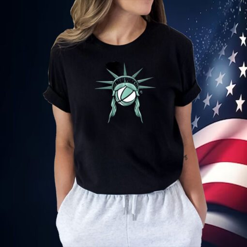 Ny Lady Liberty Basketball T-Shirt