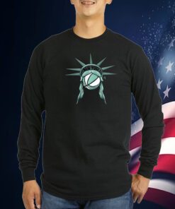 Ny Lady Liberty Basketball T-Shirt