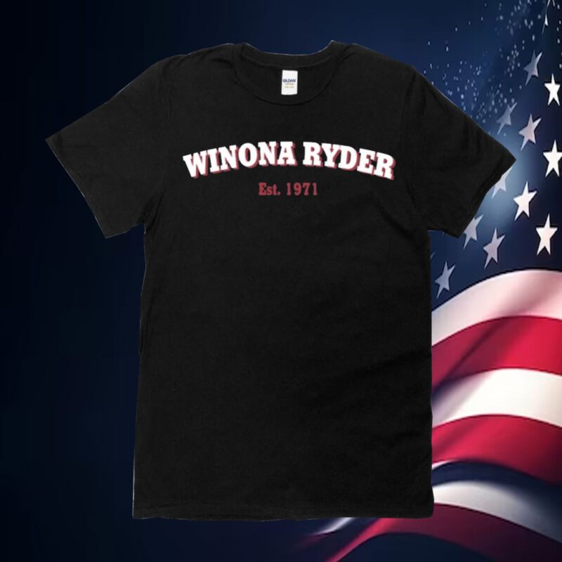 Winona Ryder Est.1971 Tee Shirt