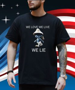 Alan Walker We Live We Love We Lie Smurf Cat Official T-Shirt