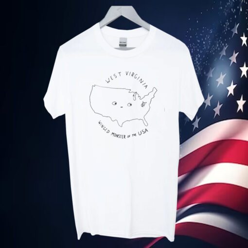 West Virginia Winged Monster Of The Usa T-Shirt