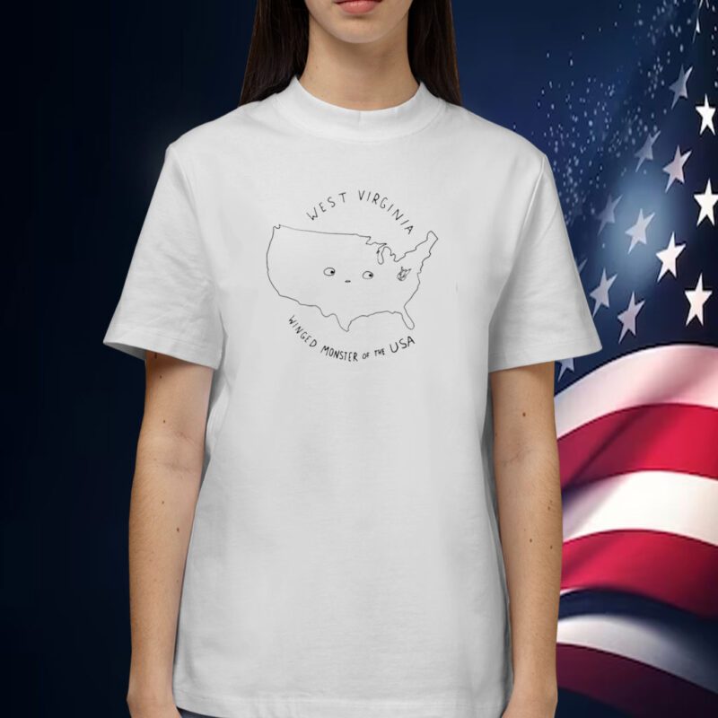 West Virginia Winged Monster Of The Usa T-Shirt