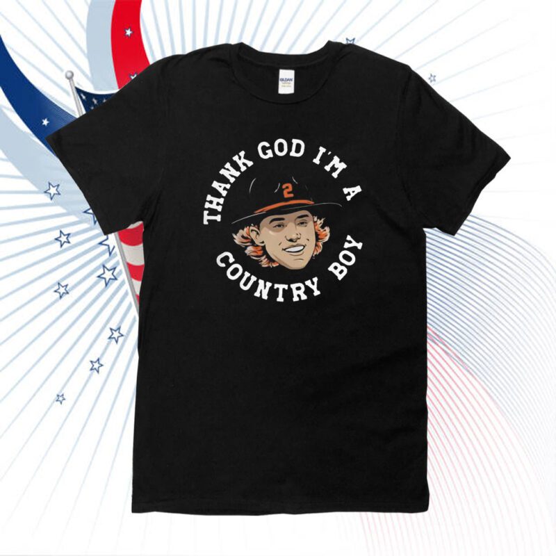 Gunnar Henderson Thank God I’m A Country Boy Tee Shirt