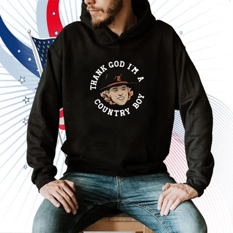 Gunnar Henderson Thank God I’m A Country Boy Tee Shirt