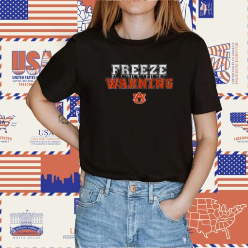 AUBURN FOOTBALL: FREEZE WARNING 2023 SHIRT