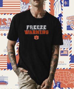 AUBURN FOOTBALL: FREEZE WARNING 2023 SHIRT