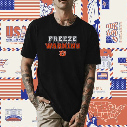 AUBURN FOOTBALL: FREEZE WARNING 2023 SHIRT