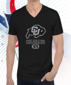 Colorado Buffaloes ’47 1876 Primary Logo Franklin Tee Shirt