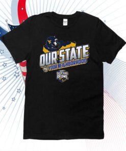 West Virginia Mountaineers 2023 Backyard Brawl Our State Shirts