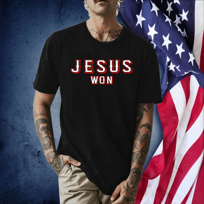 Evan Carter Jesus Won Shirt