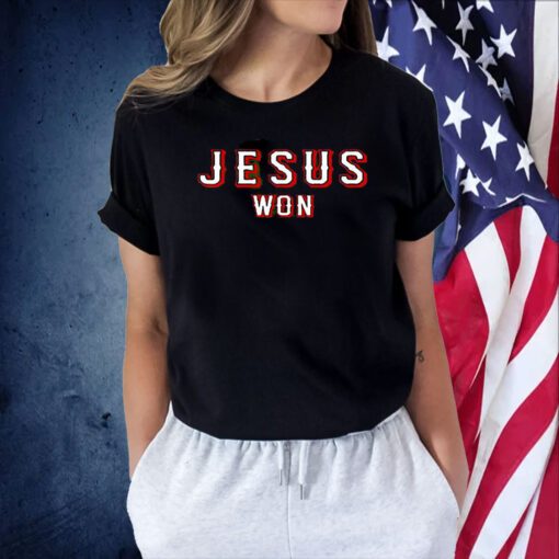 Evan Carter Jesus Won Shirt