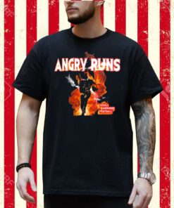 Angry Runs T Shirt Good Moring Football