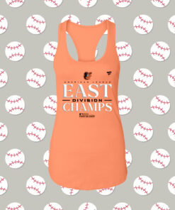 Baltimore Orioles Al East Champions 2023 Orange Tank Top Shirt