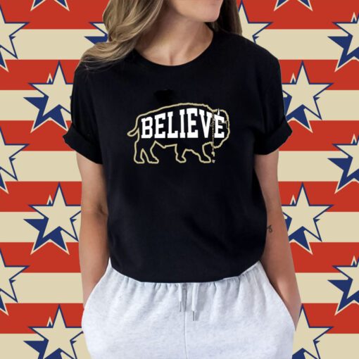 Believe Buffalo Boulder Tee Shirt