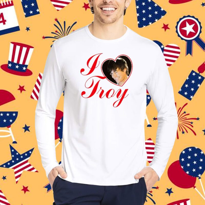 Bershka I Love Troy High School Tee-Unisex T-Shirt