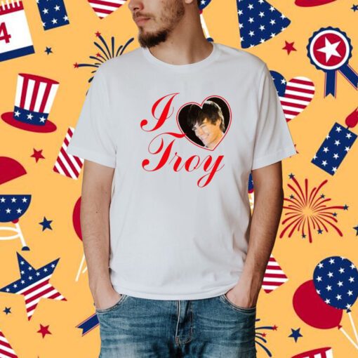 Bershka I Love Troy High School Tee-Unisex T-Shirt