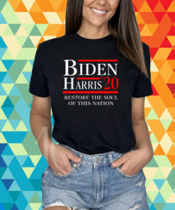 Biden Harris 20 Restore The Soul Of This Nation T-Shirt