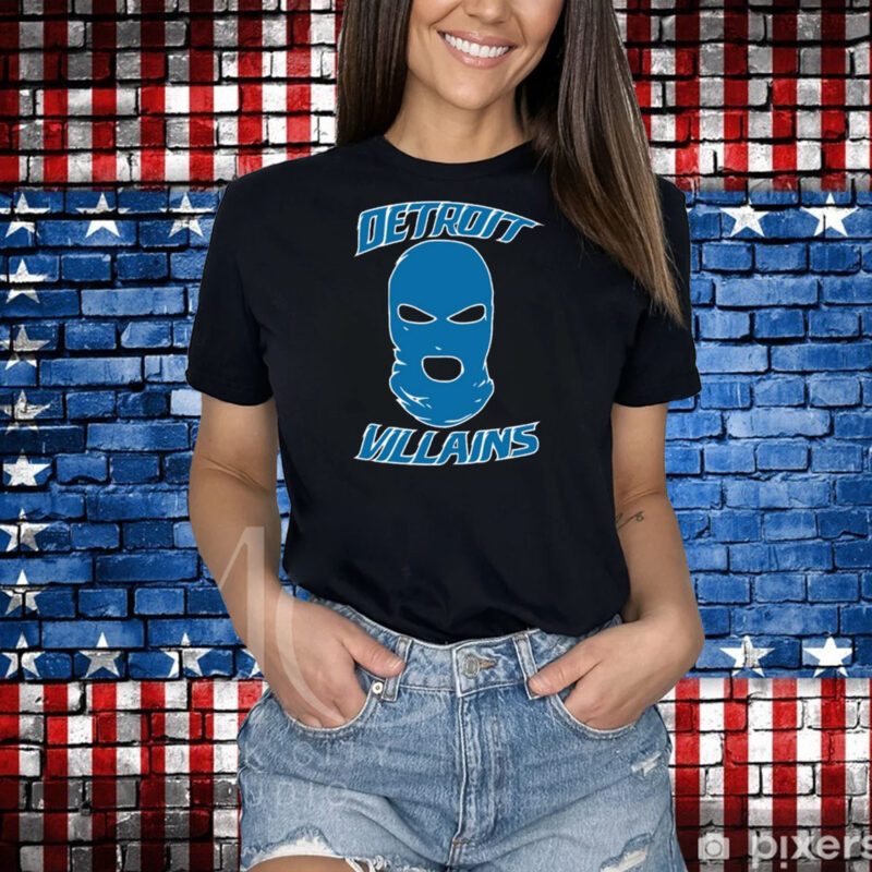 Detroit Villians Ski Mask-Unisex T-Shirt