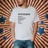 Emily Winston P01135809 Person Fingerprints Mugshot Trial Prison T-Shirt