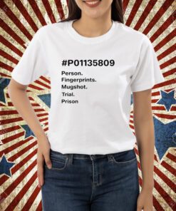 Emily Winston P01135809 Person Fingerprints Mugshot Trial Prison T-Shirt