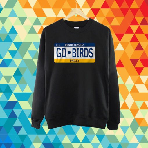 Go Birds License Plate T-Shirt