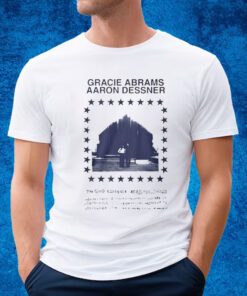 Gracie Abrams Aaron Dessner Tee Shirt The Good Riddance Acoustic Shows