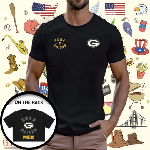 Official Green Bay Packers Born X Raised Tee Shirt