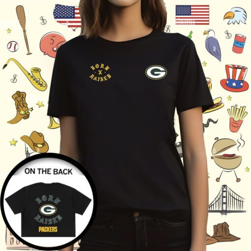 Official Green Bay Packers Born X Raised Tee Shirt