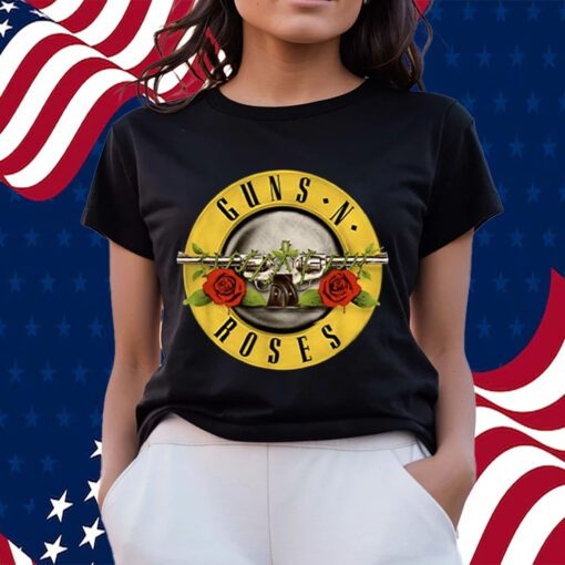 Guns N’ Roses Official Bullet Logo T-Shirts