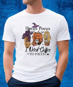 Hocus Pocus I Need Coffee To Focus Ice Cream T-shirt