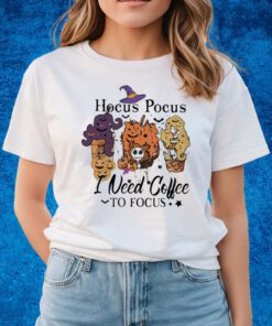 Hocus Pocus I Need Coffee To Focus Ice Cream T-shirts