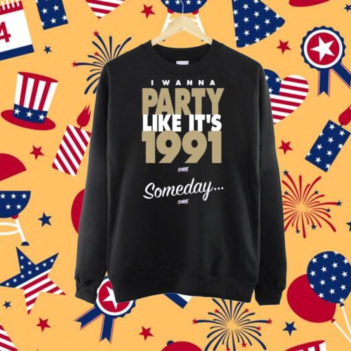 I Wanna Party Like It’s T-Shirt For Washington College Fans