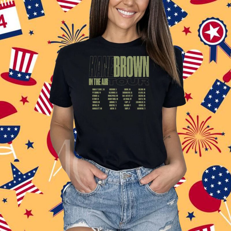 Kane Brown Unisex In The Air Tour T-Shirt