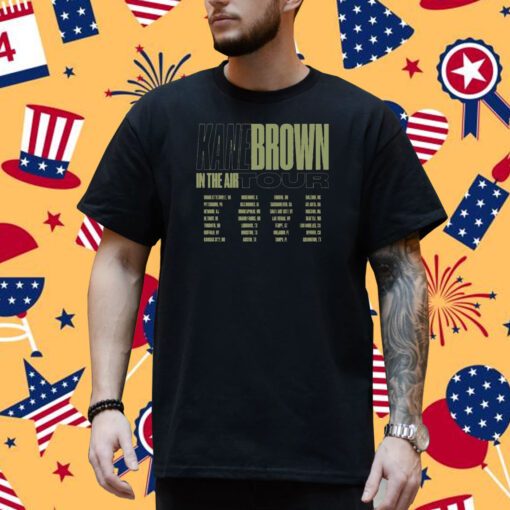 Kane Brown Unisex In The Air Tour T-Shirt