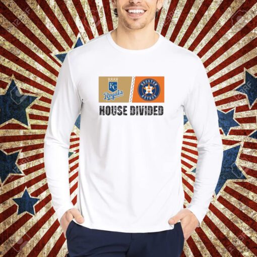 Kansas City Royals vs Houston Astros House Divided Shirt