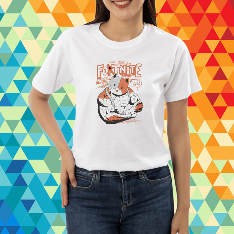 Kittyboyswaf Fortnite Meowscles T-Shirt